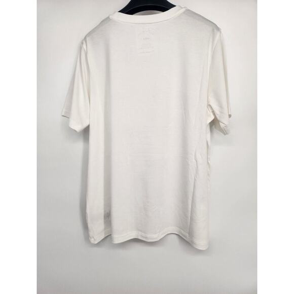 NWOT GELATO PIQUE Animal Print Oversized T-shirt One Size White #FB418 - Picture 3 of 6